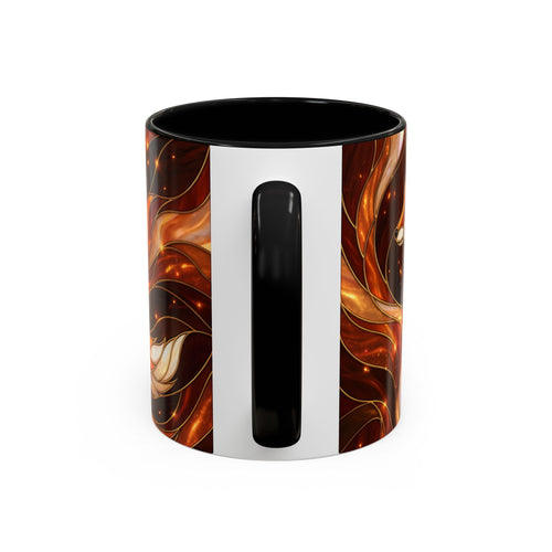 Ember Fox Stained Glass Style Mug