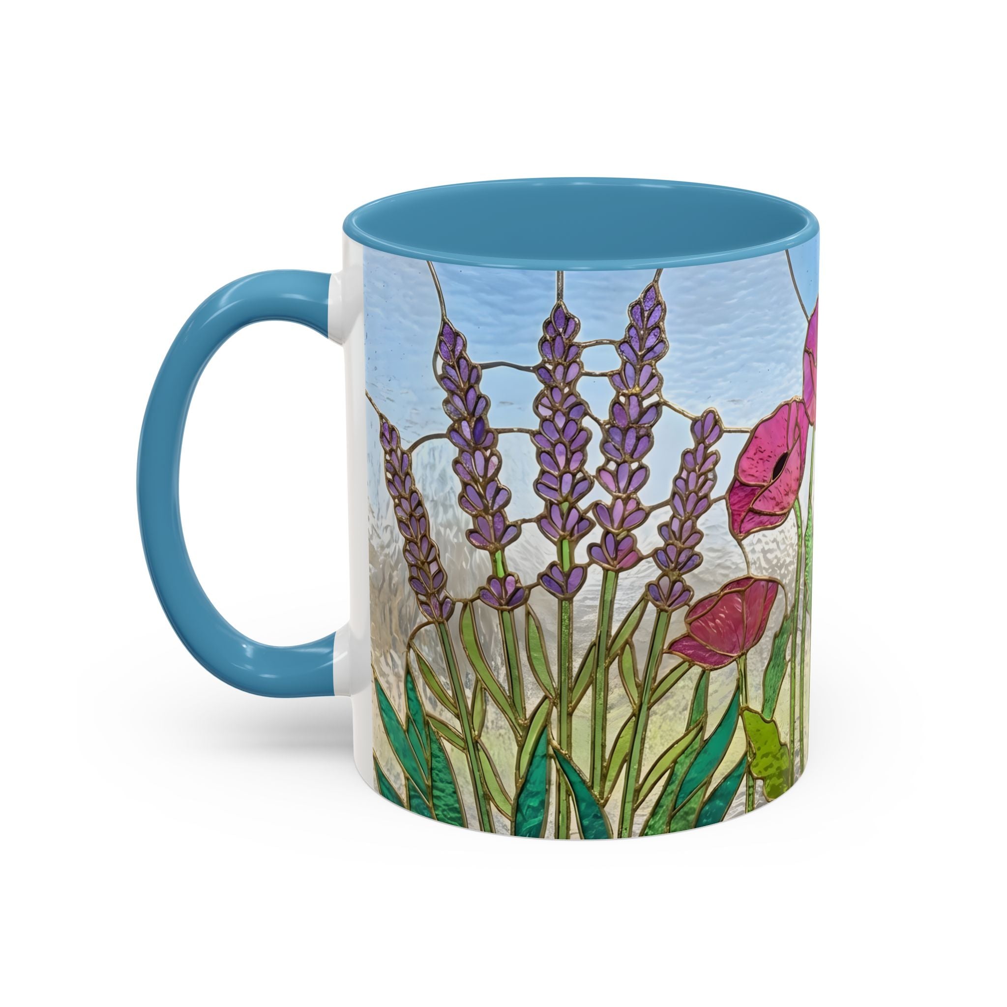 Wildflower Stained Glass Mug