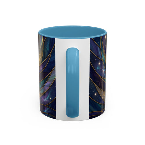 Moonlit Staffy Stained Glass Style Mug