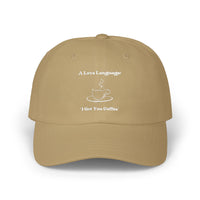 A Love Language Embroidered Dad Cap