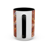 Warm Ember Staffy Stained Glass Style Mug
