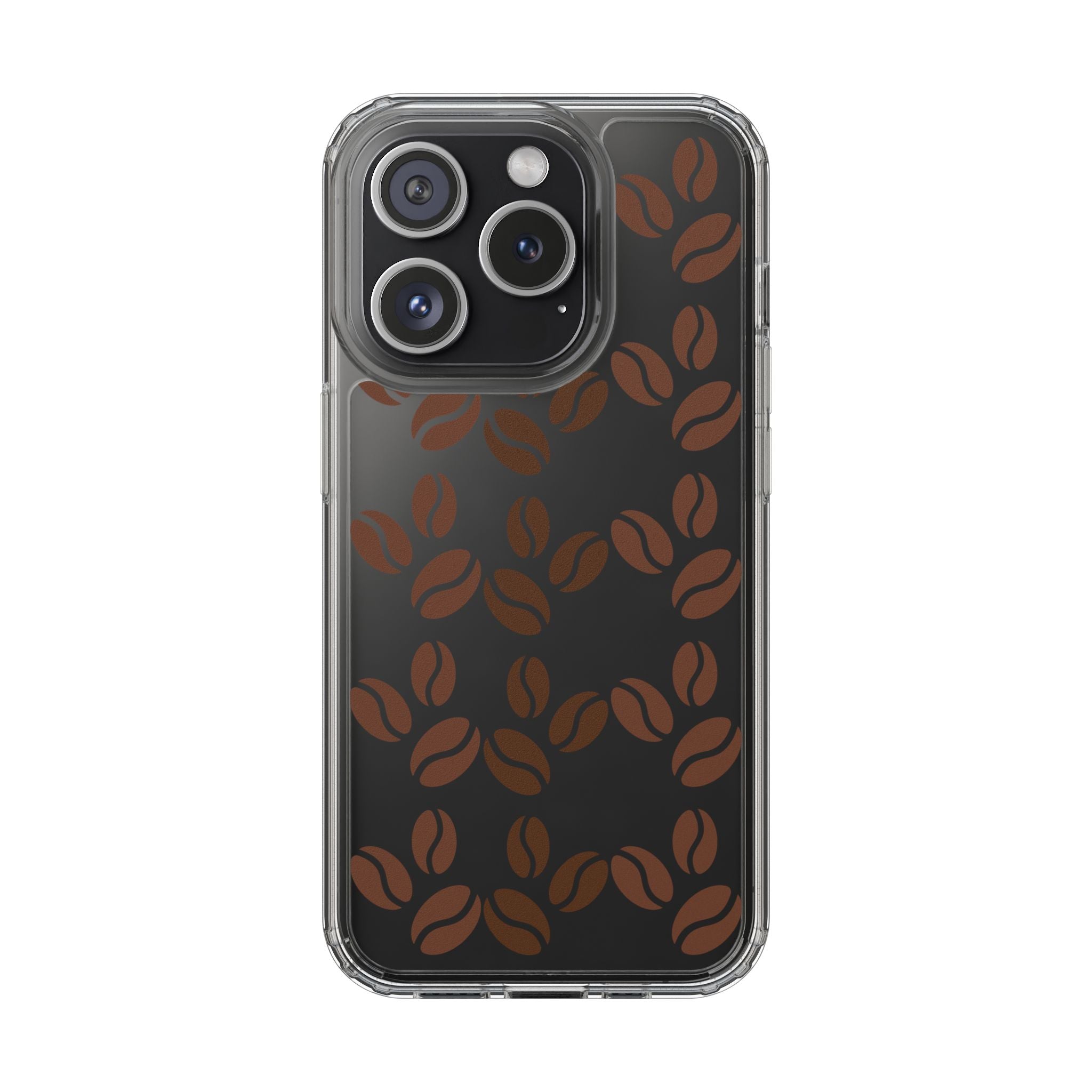 Coffee Beans Clear Phone Case