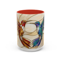 Harmony Hummingbird Stained Glass Style Mug
