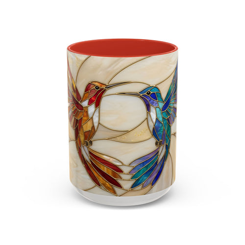 Harmony Hummingbird Stained Glass Style Mug