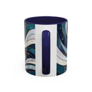 Moon Howl Wolf Stained Glass Style Mug
