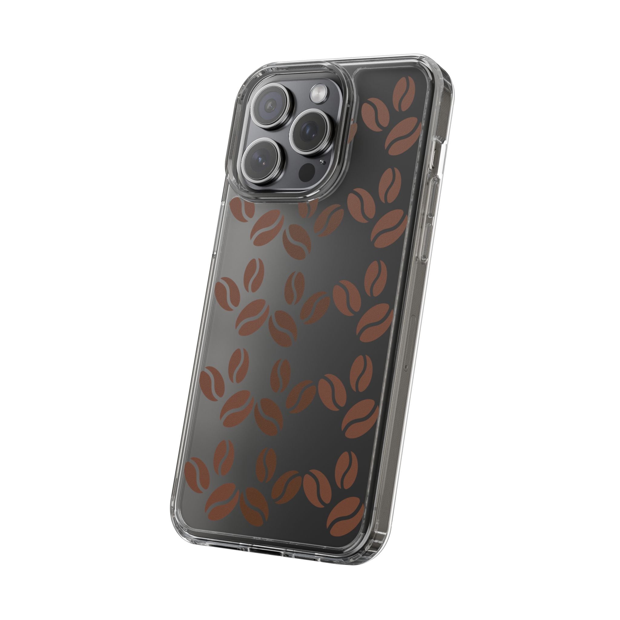 Coffee Beans Clear Phone Case