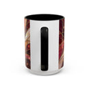 Rose Glow Hummingbird Stained Glass Style Mug