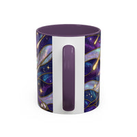 Cosmic Glow Staffy Stained Glass Style Mug