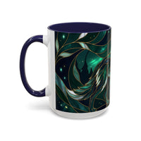 Teal Green Stained Glass Style Mug