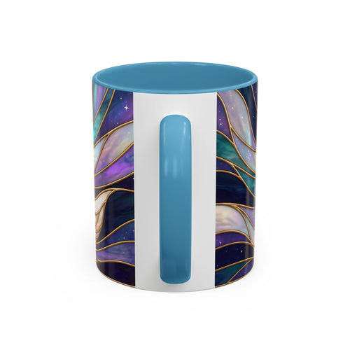 Aurora Fox Stained Glass Style Mug