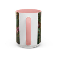 Tropical Hummingbird Stained Glass Style Mug