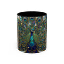 Peacock Stained Glass Mug