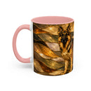 Golden German Shepherd Stained Glass Style Mug