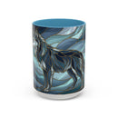 Storm Wolf Stained Glass Style Mug