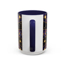 Celestial Peacock Stained Glass Style Mug