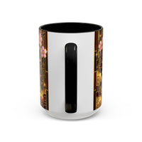 Sakura Tiger Stained Glass Style Mug