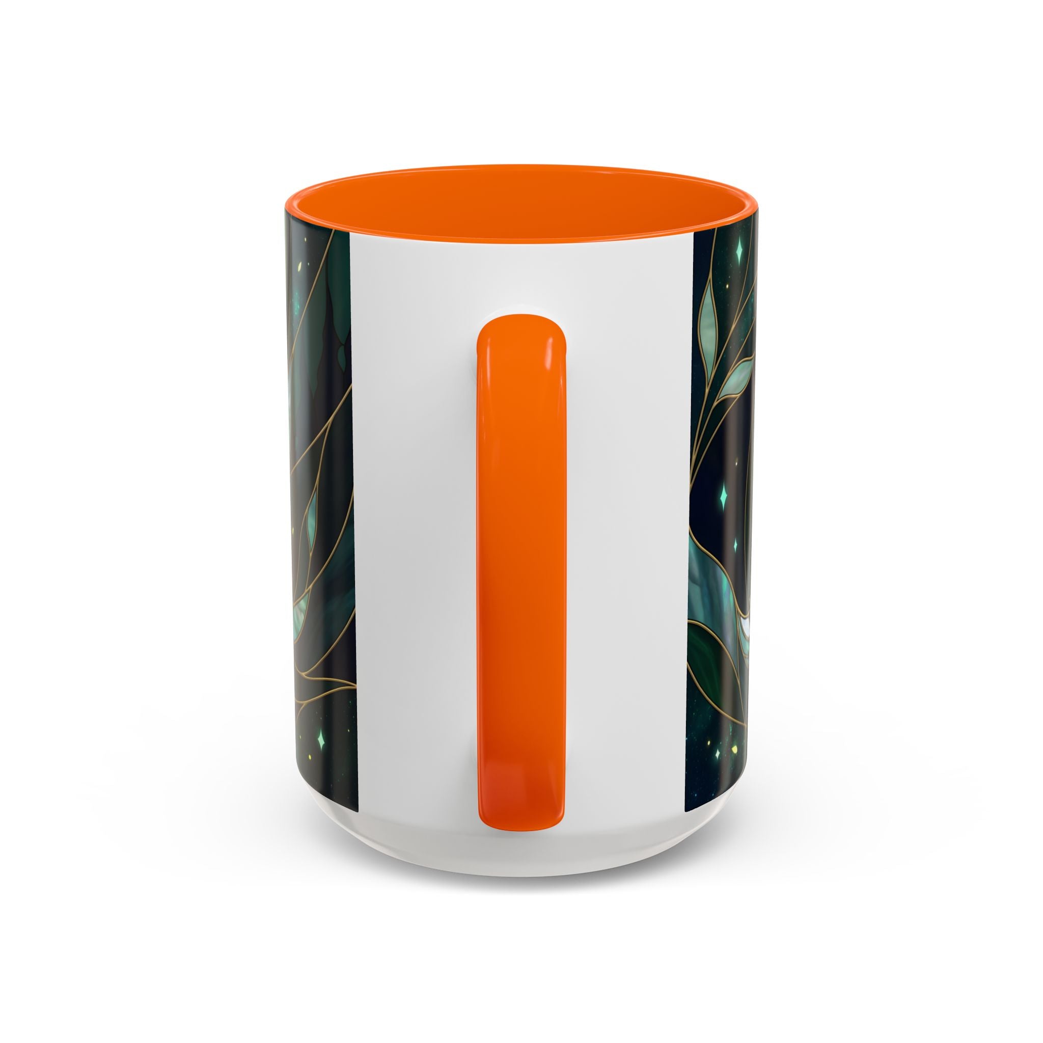 Teal Green Stained Glass Style Mug