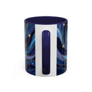 Aurora Howl Wolf Stained Glass Style Mug