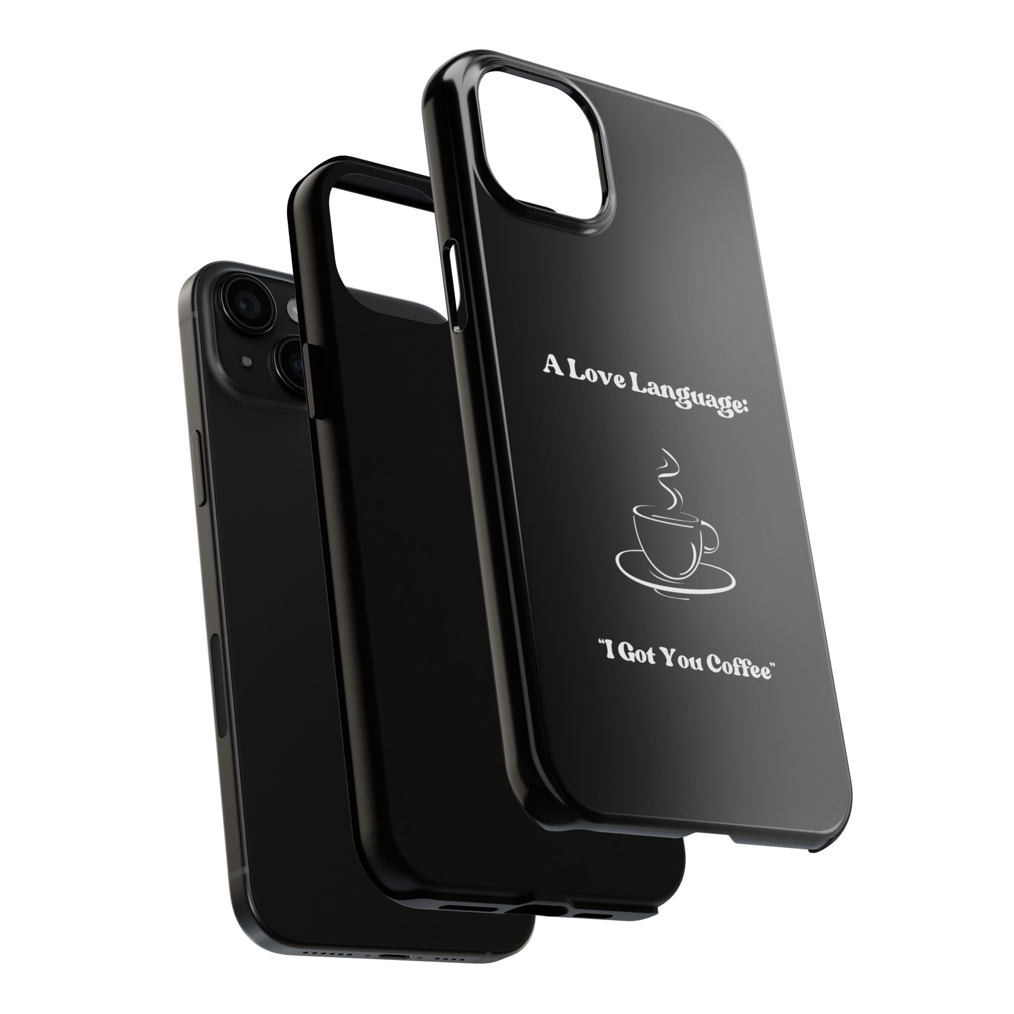 A Love Language Black Phone Case
