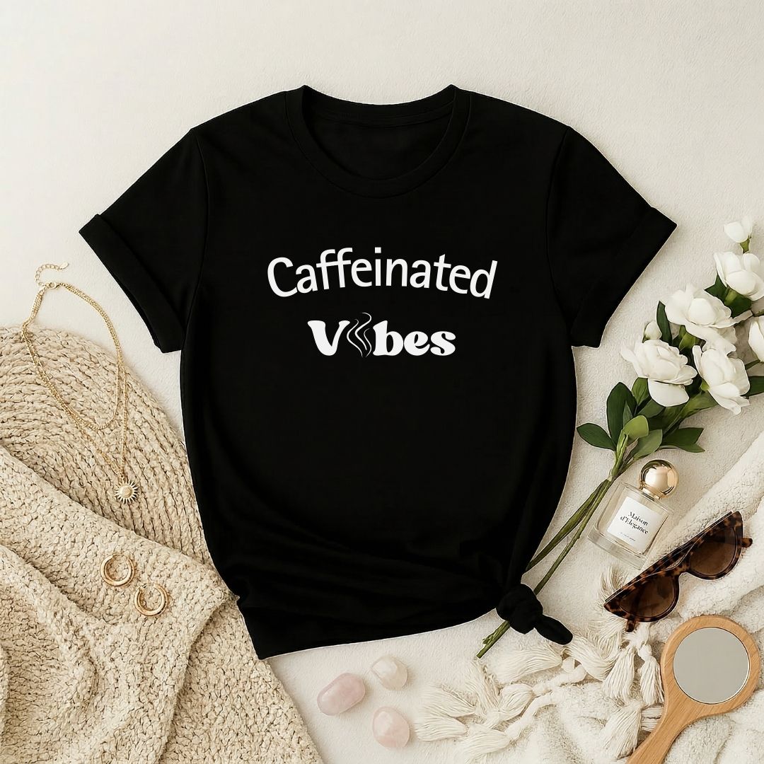 Caffeinated Vibes Premium T-Shirt
