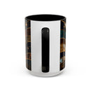 Warm Glow Rottweiler Stained Glass Style Mug