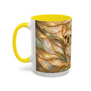 Golden Glow French Bulldog Stained Glass Style Mug
