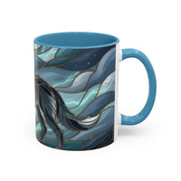 Storm Wolf Stained Glass Style Mug