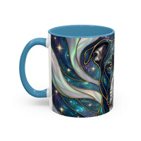 Aurora Glow Staffy Stained Glass Style Mug