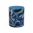 Aurora Howl Wolf Stained Glass Style Mug