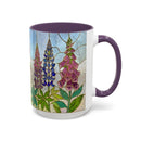 Wildflower Stained Glass Mug