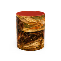 Golden Dachshund Stained Glass Style Mug