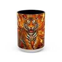 Thunder Tiger Stained Glass Style Mug
