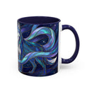 Wolf Kiss Stained Glass Style Mug