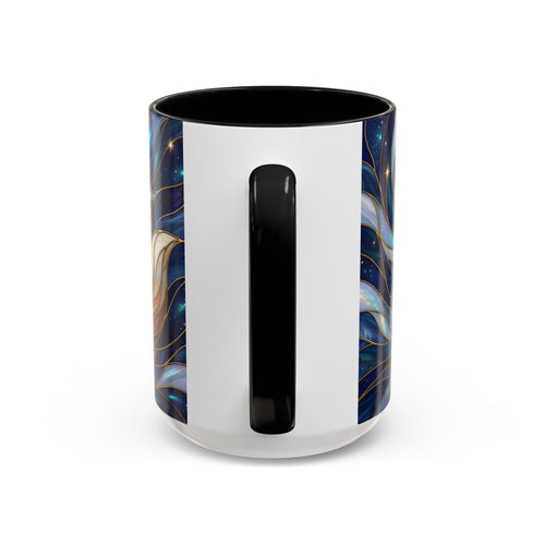 Midnight Fox Stained Glass Style Mug