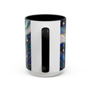 Celestial Staffy Stained Glass Style Mug