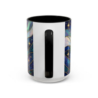 Celestial Staffy Stained Glass Style Mug