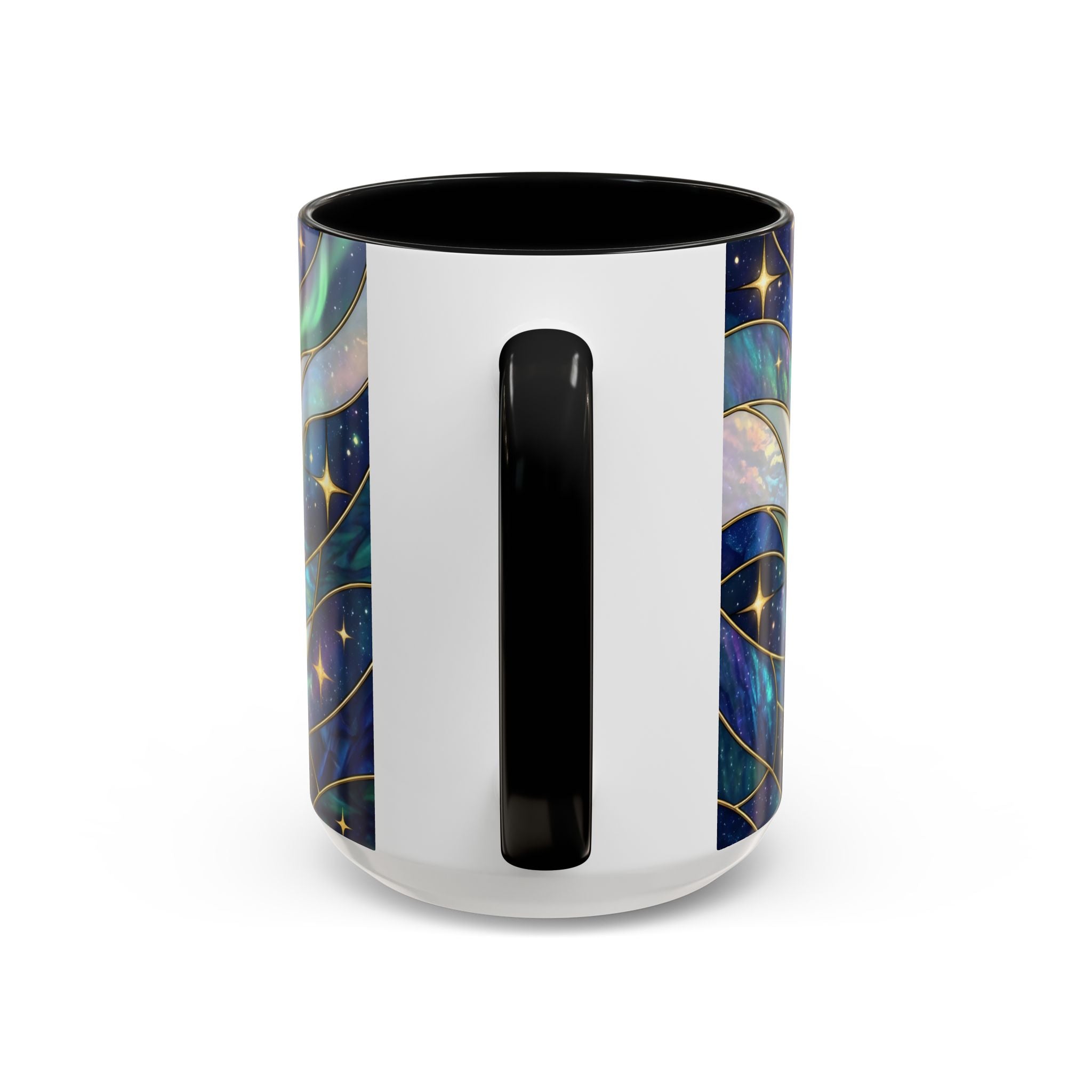 Celestial Staffy Stained Glass Style Mug