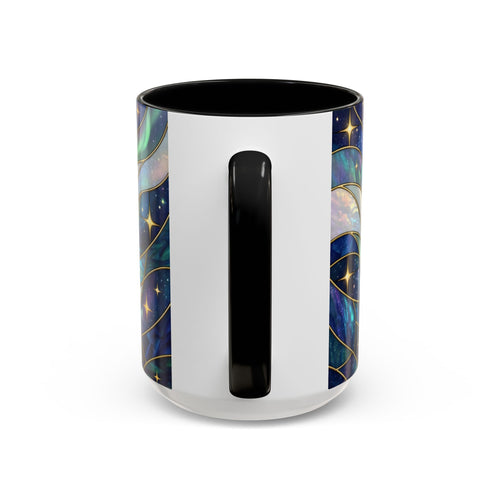 Celestial Staffy Stained Glass Style Mug