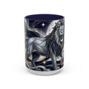 Celestial Lion Stained Glass Style Mug