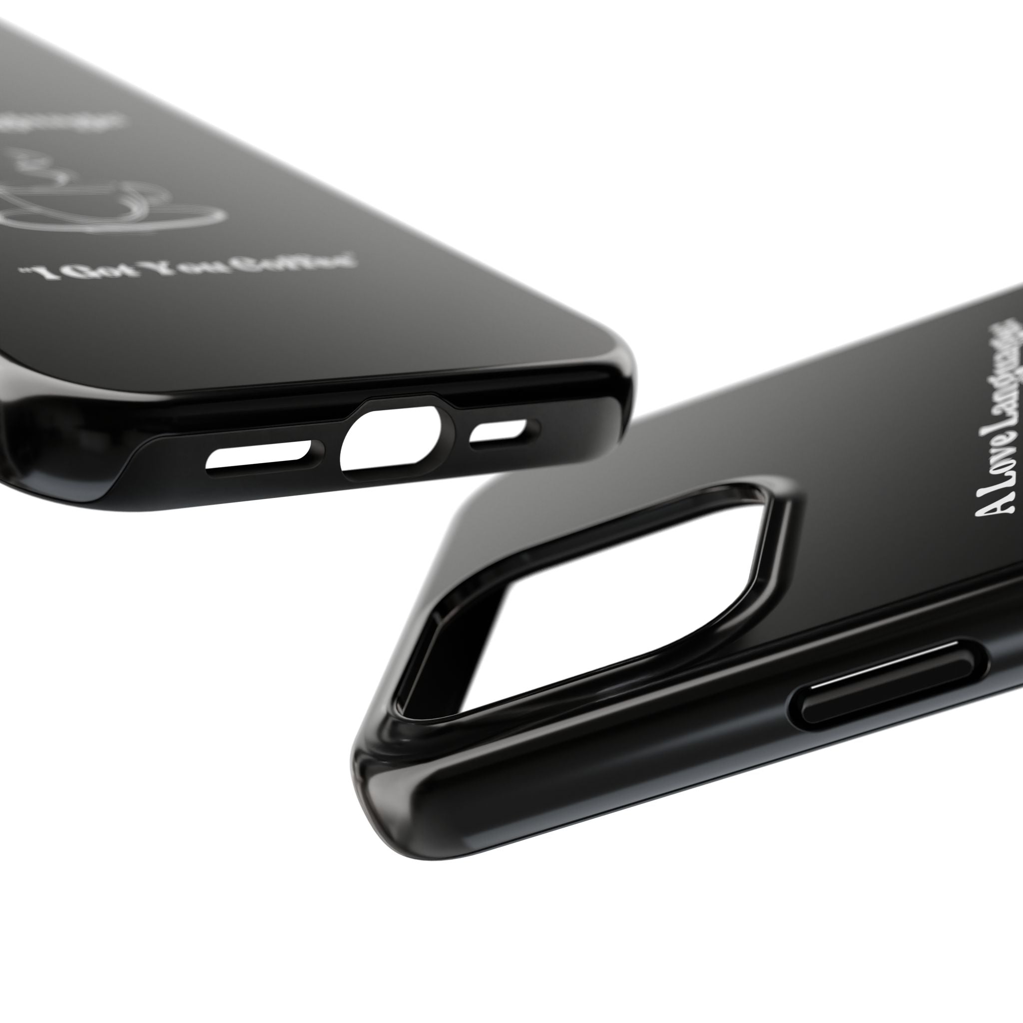 A Love Language Black Phone Case