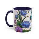 Blooming Peacock Stained Glass Style Mug
