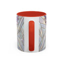 Rainbow Hummingbird Stained Glass Style Mug