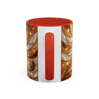 Amber Lion Stained Glass Style Mug