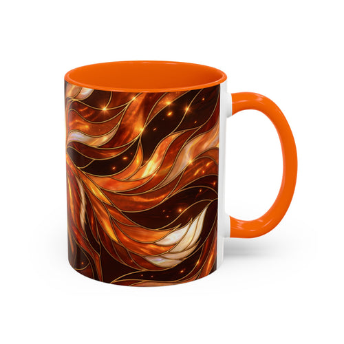 Ember Fox Stained Glass Style Mug