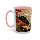 Sakura Wolf Stained Glass Style Mug
