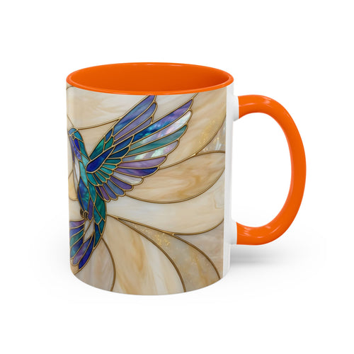 Harmony Hummingbird Stained Glass Style Mug