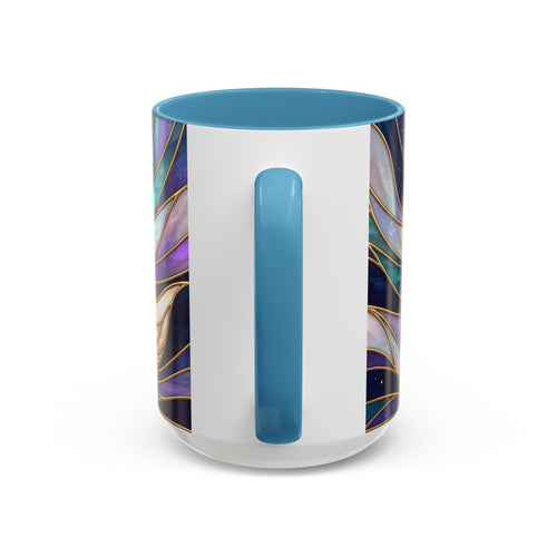 Aurora Fox Stained Glass Style Mug