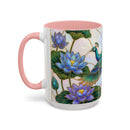 Flying Peacock Stained Glass Style Mug