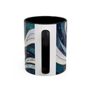Moon Howl Wolf Stained Glass Style Mug
