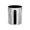 Rainbow Hummingbird Stained Glass Style Mug